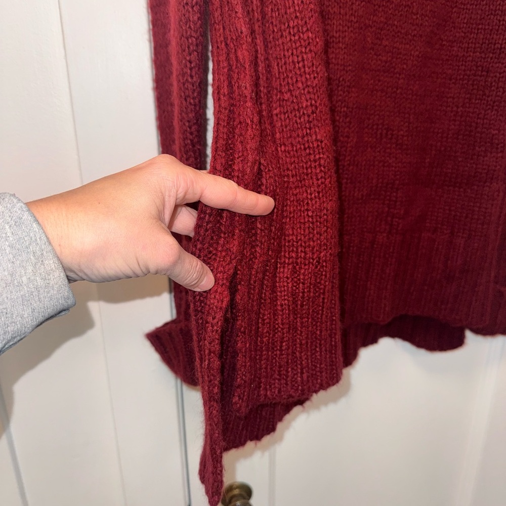 Ruby Moon Deep Red Turtleneck Sweater - image 2